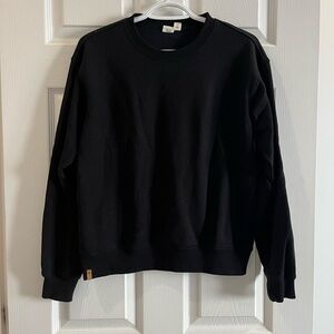 tentree Women's Black Crew Neck Sweater